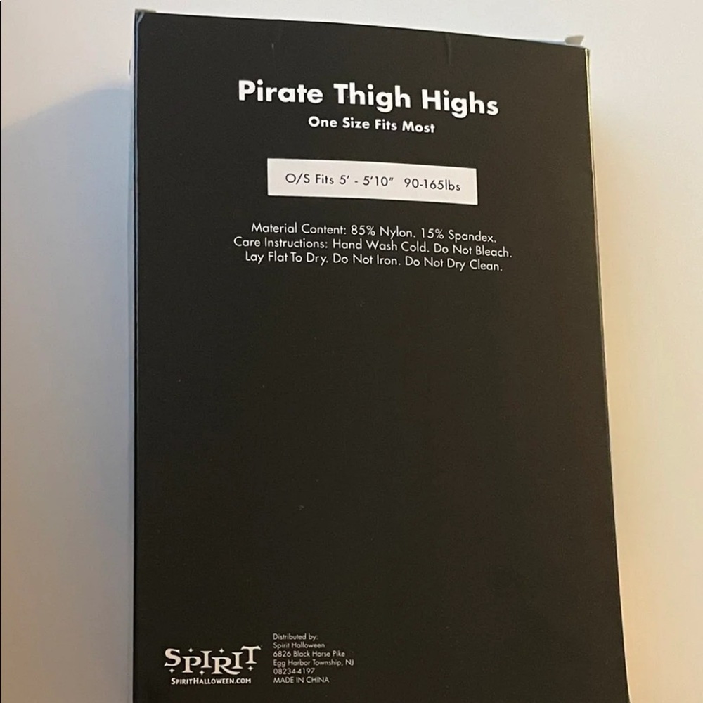 Spirit Halloween Pirate Thigh Highs